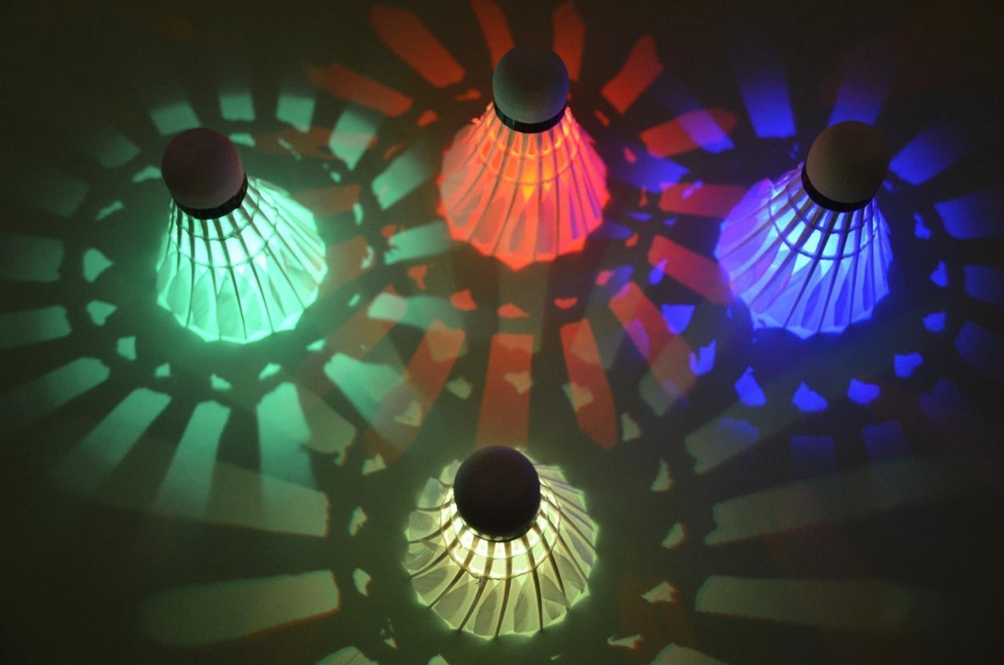 Badminton Shuttlecock Dark Night Glow