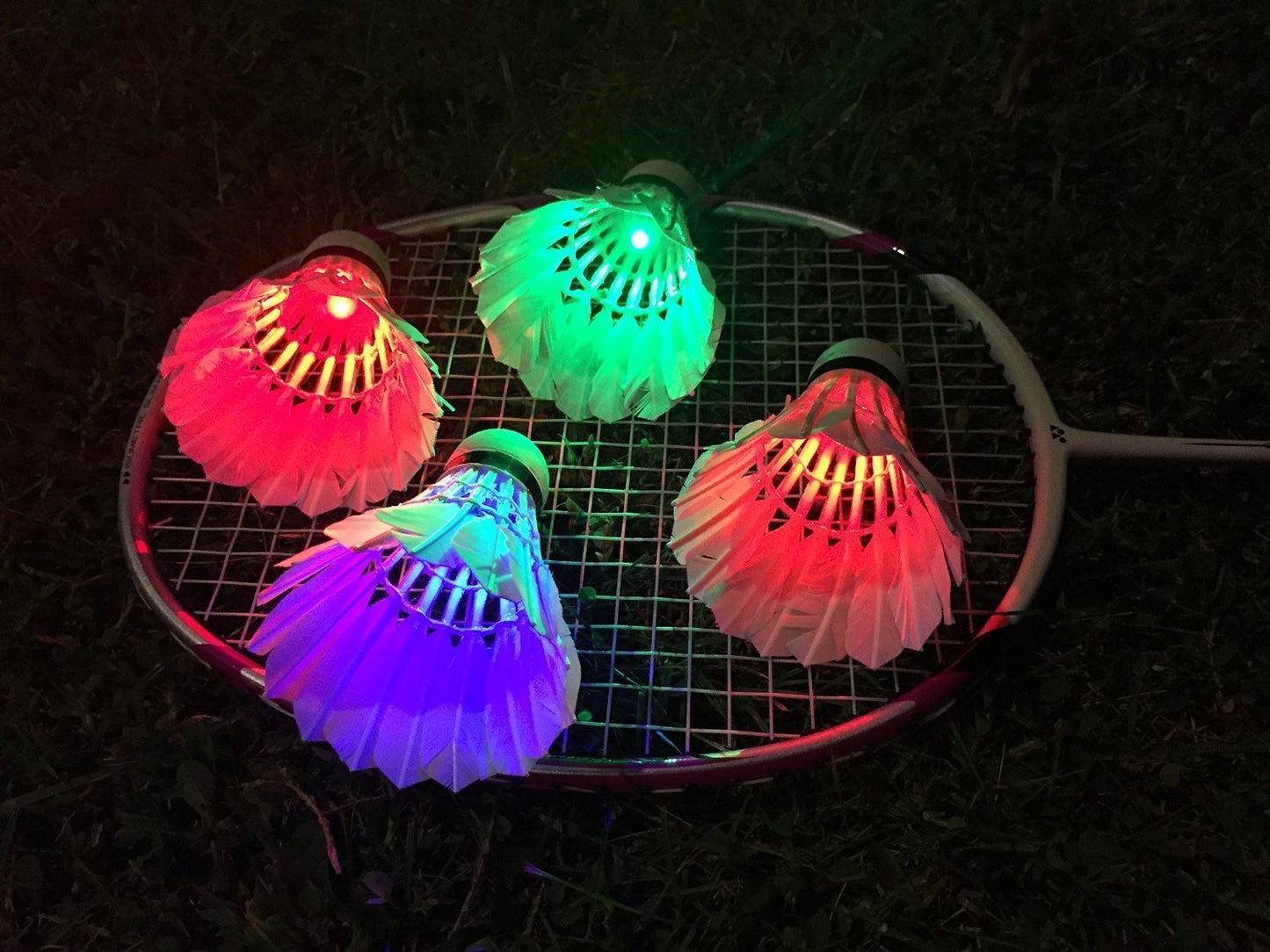 Badminton Shuttlecock Dark Night Glow