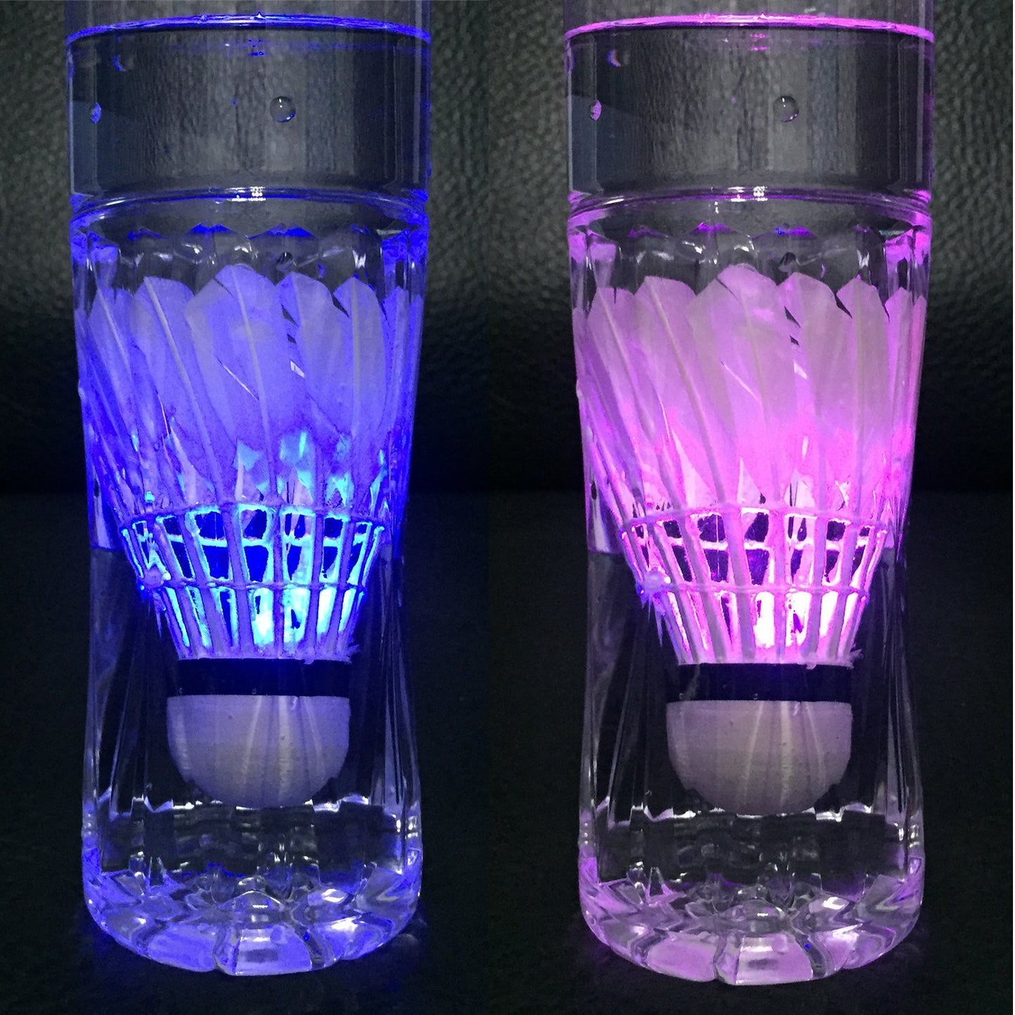 Badminton Shuttlecock Dark Night Glow