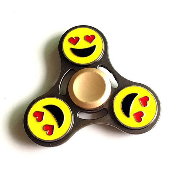 Gold Hand Spinner Tri Fidget Spinner