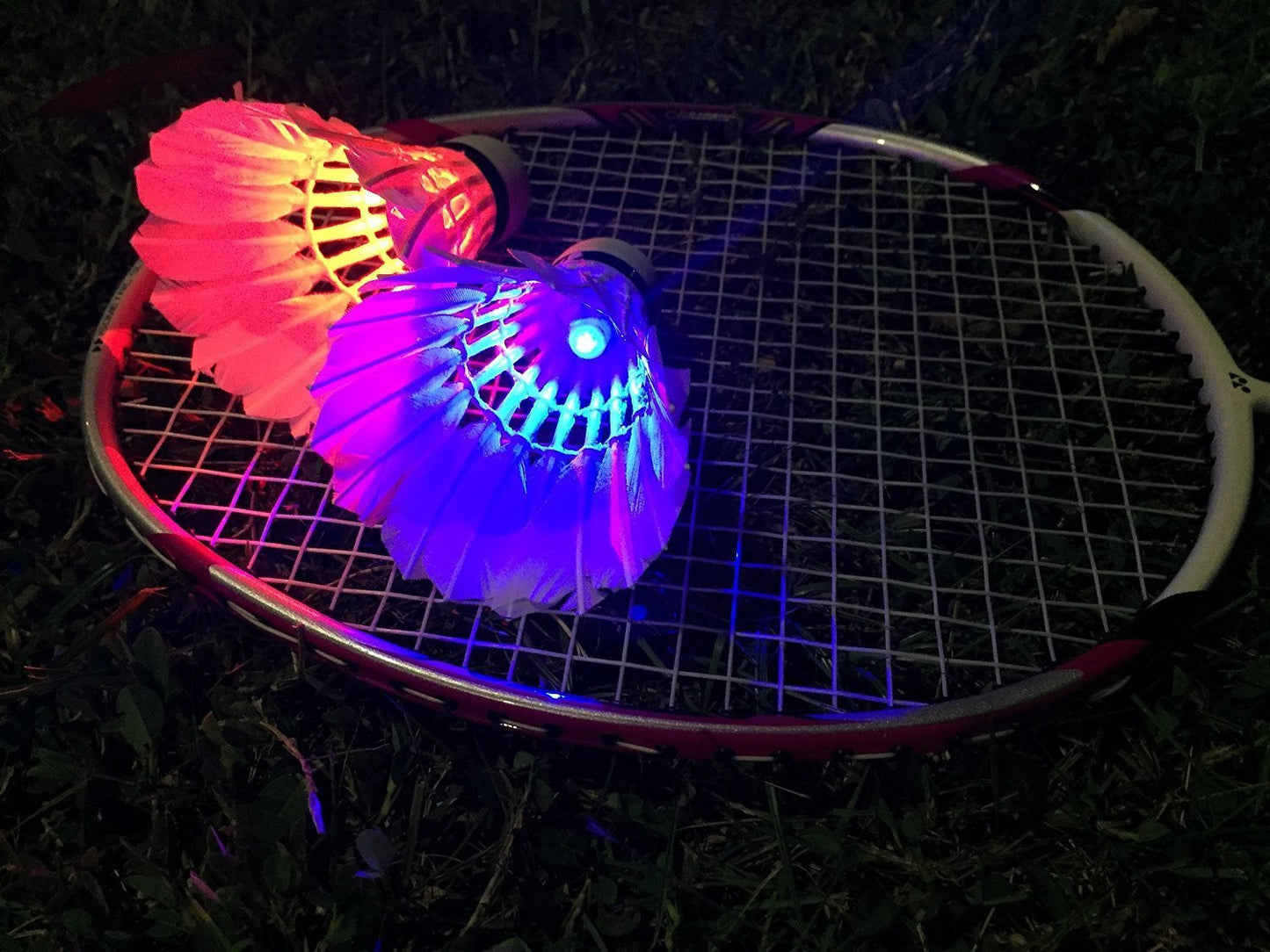 Badminton Shuttlecock Dark Night Glow