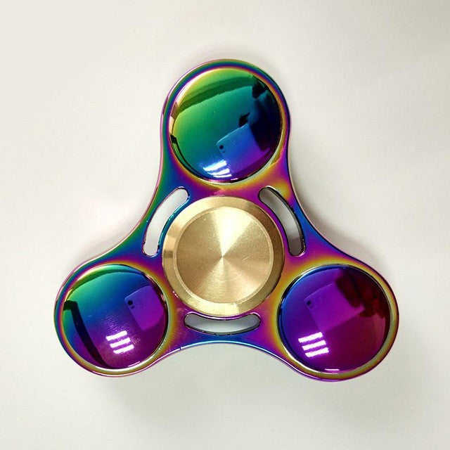 Rainbow Metal Fidget Spinner