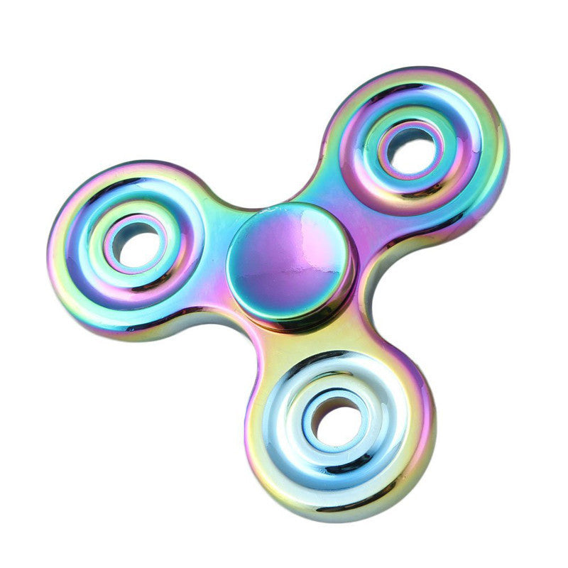Rainbow Colour Aluminum Fidget Spinner