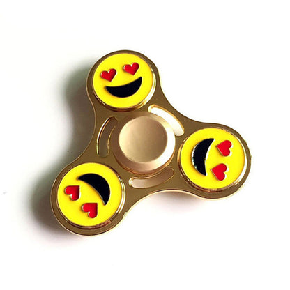 Gold Hand Spinner Tri Fidget Spinner