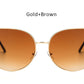 Oversized Gradient Cat Eye Sunglasses