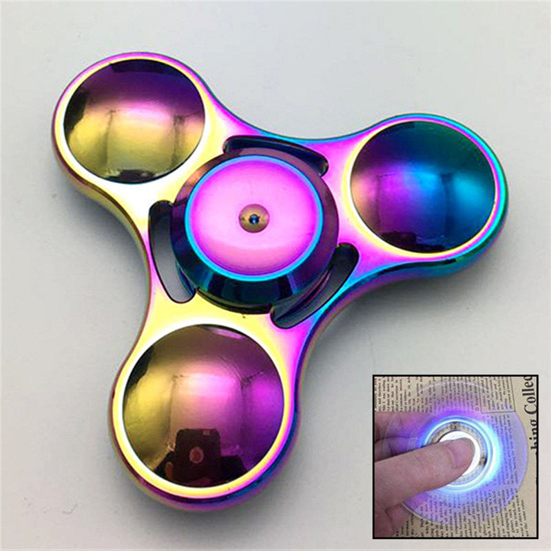 Arrival Aluminum Alloy Rainbow Tri Hand Finger