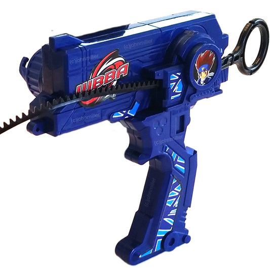 Beyblade Duotron Dual Launcher / Ripper, BLUE WBBA Version