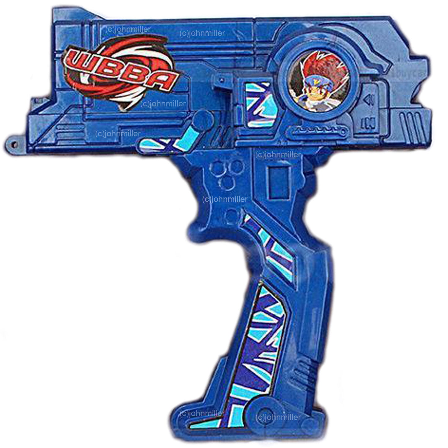 Beyblade Duotron Dual Launcher / Ripper, BLUE WBBA Version