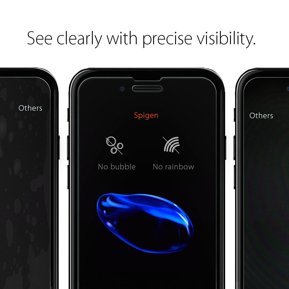 For Apple iPhone 7 / 7 Plus Spigen® Glass Screen Protector